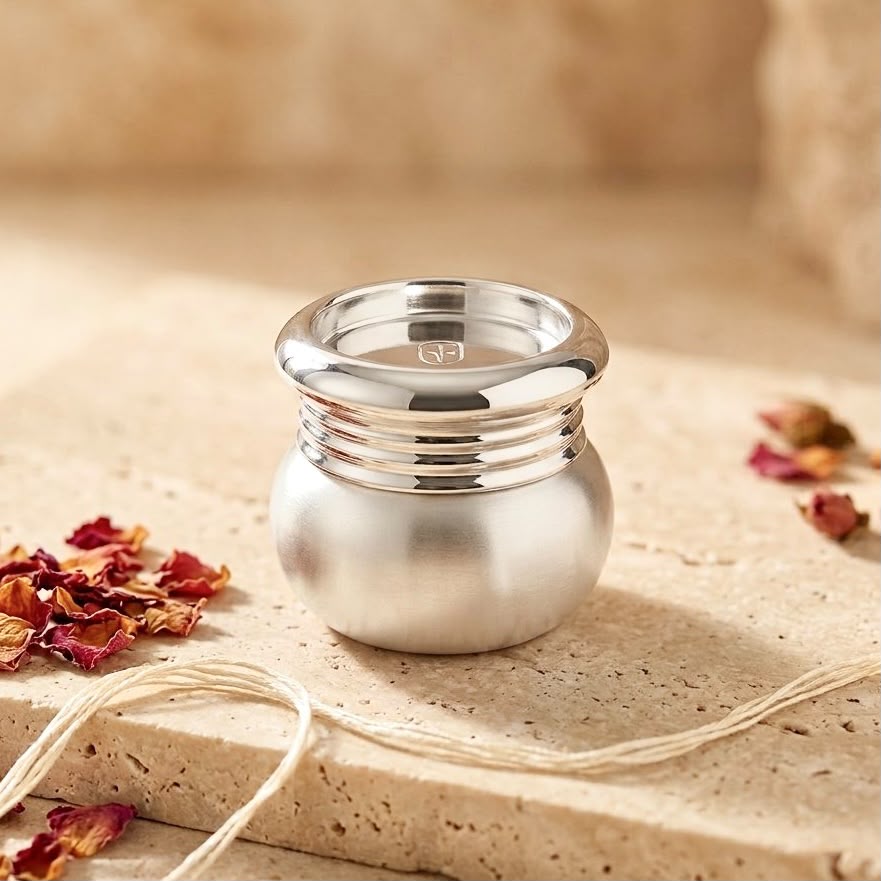 SILVER SINDOOR BOX