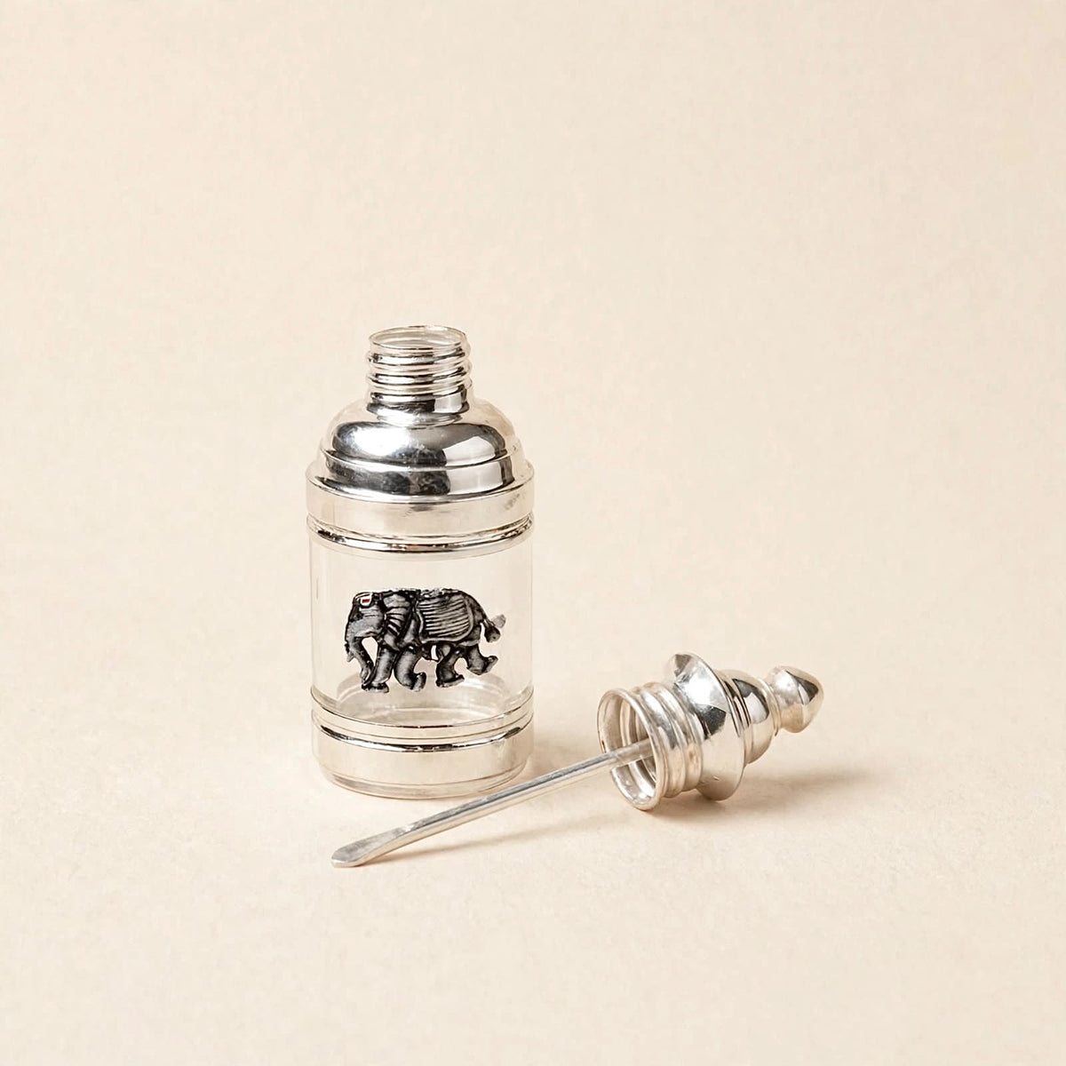 SILVER SINDOOR BOX