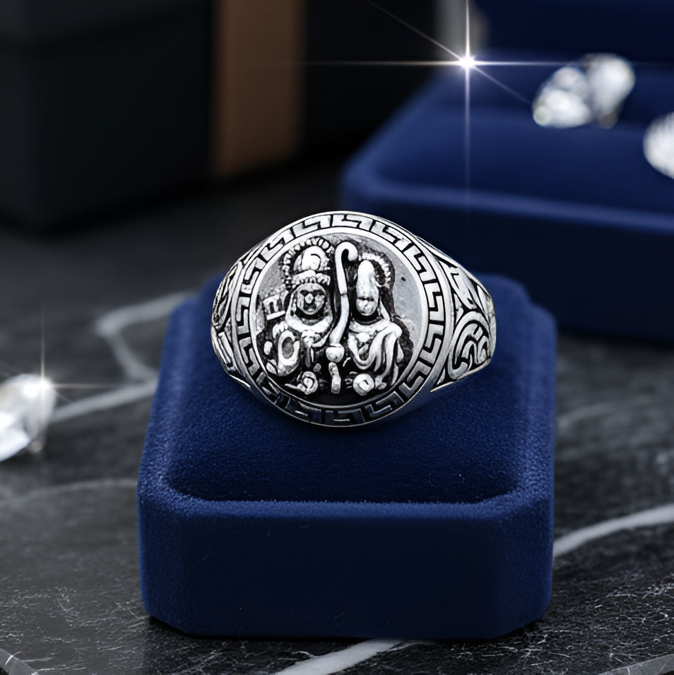 Trending Silver Lord Ram Ring For Men