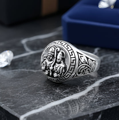 Trending Silver Lord Ram Ring For Men