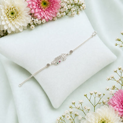 SILVER RAKHI