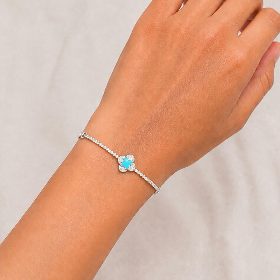 SHINING STONE SILVER 92.5 GIRLS BRACELET