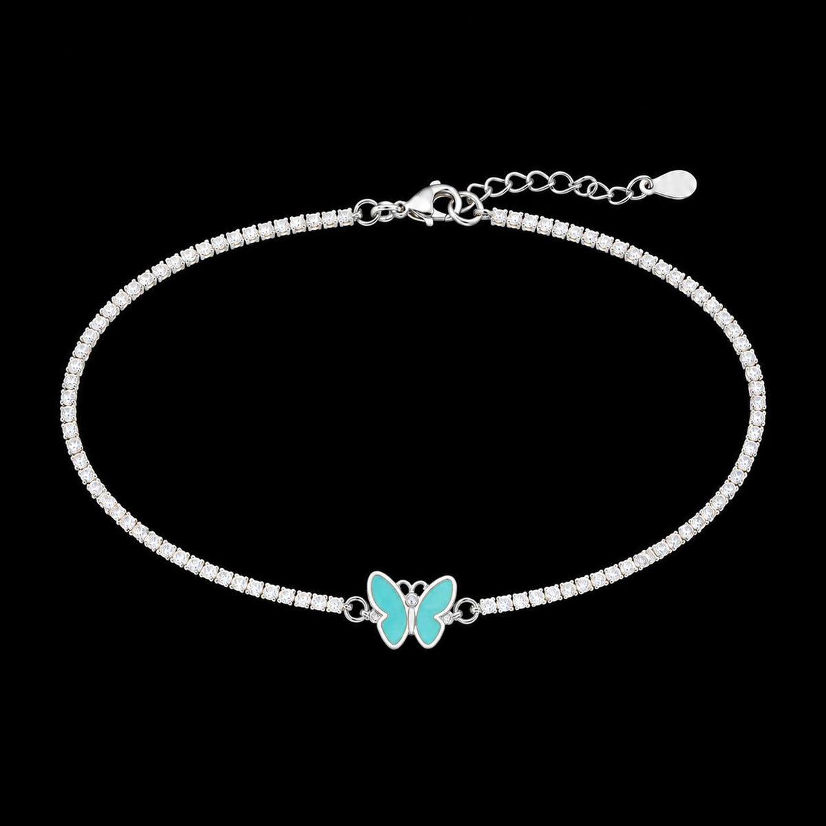 BUTTERFLY SHAPED SILVER 92.5 GIRLS BRACELET