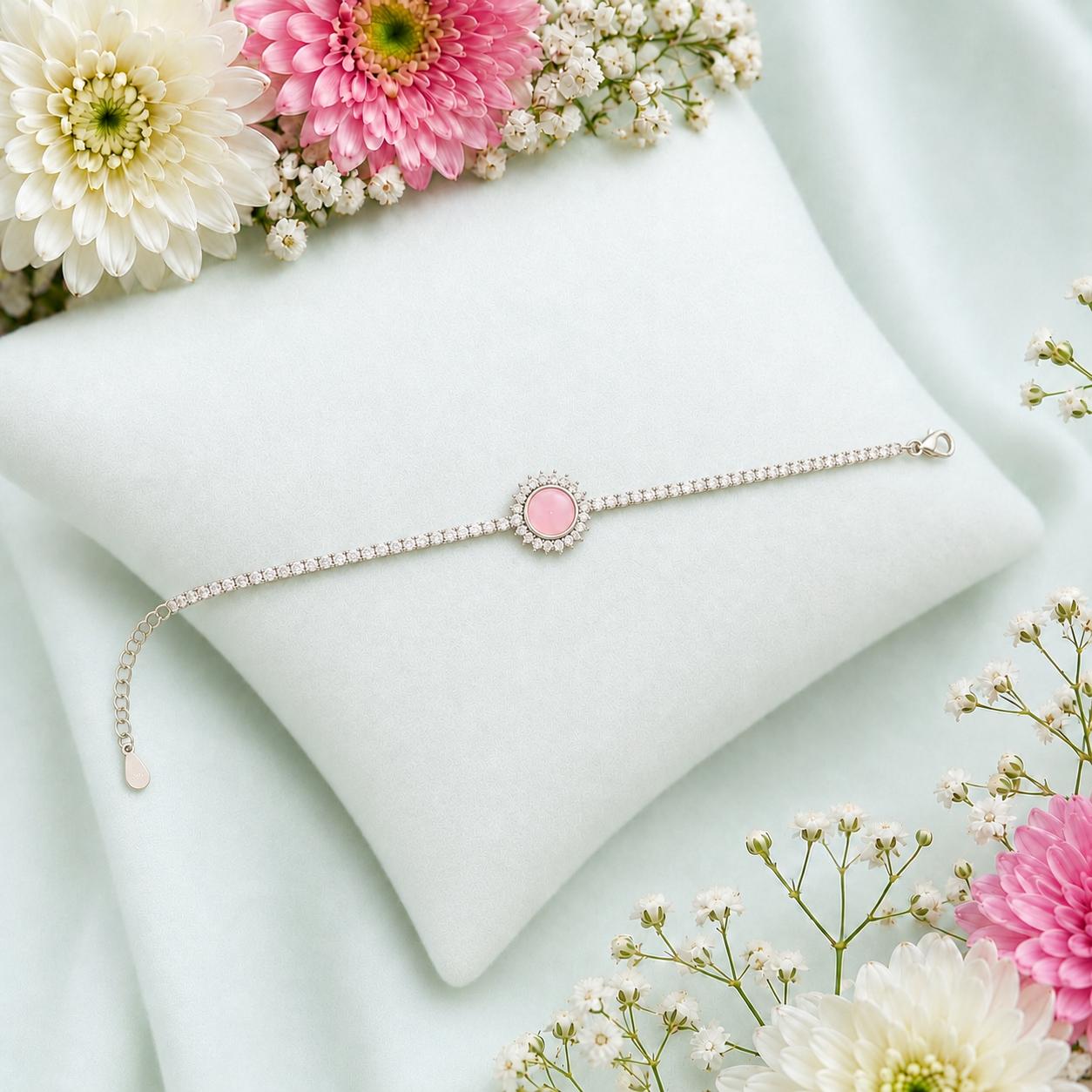SHINING STONE SILVER 92.5 GIRLS BRACELET