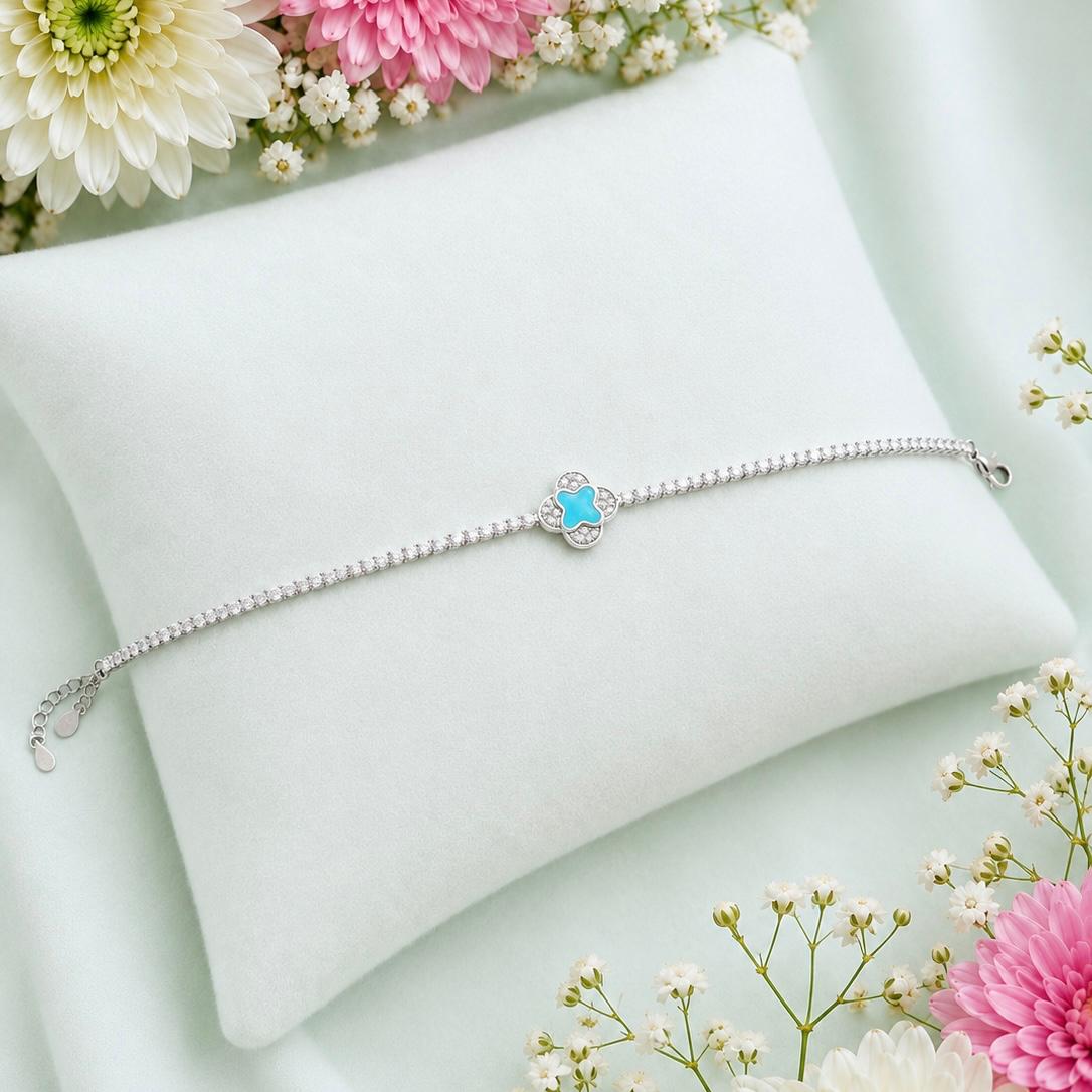 SHINING STONE SILVER 92.5 GIRLS BRACELET
