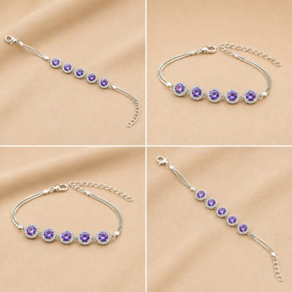 SHINING STONE SILVER 92.5 GIRLS BRACELET
