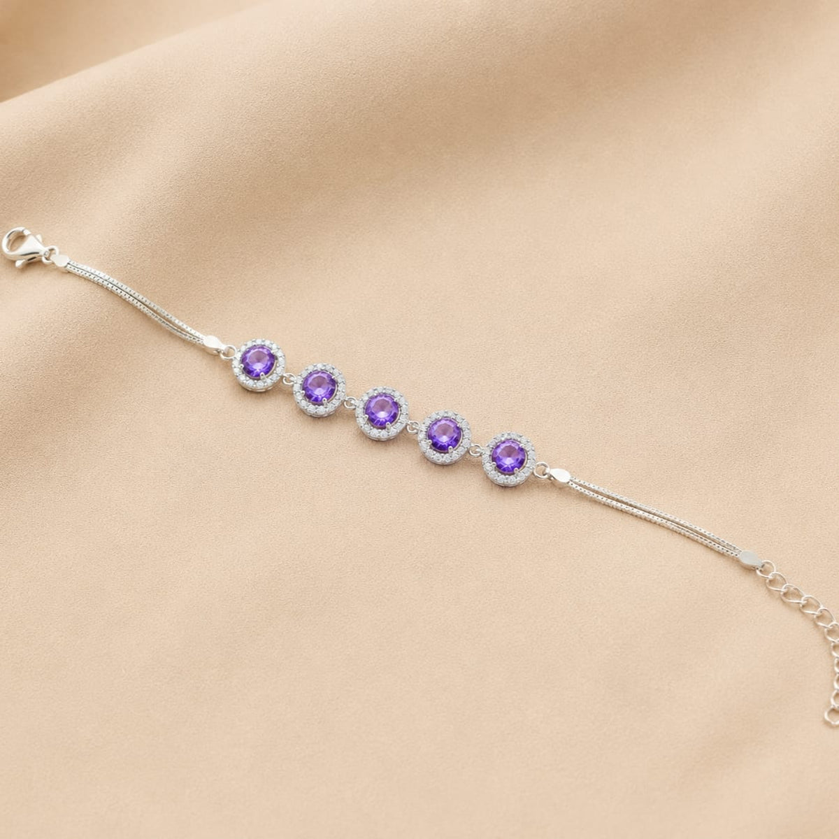 SHINING STONE SILVER 92.5 GIRLS BRACELET