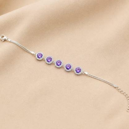 SHINING STONE SILVER 92.5 GIRLS BRACELET