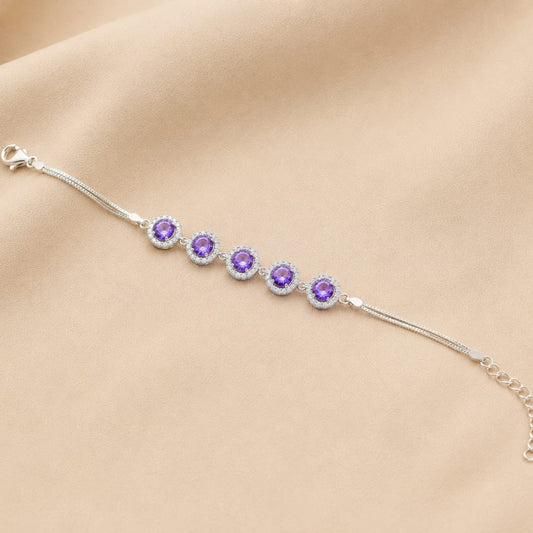 SHINING STONE SILVER 92.5 GIRLS BRACELET