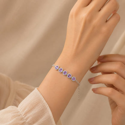SHINING STONE SILVER 92.5 GIRLS BRACELET