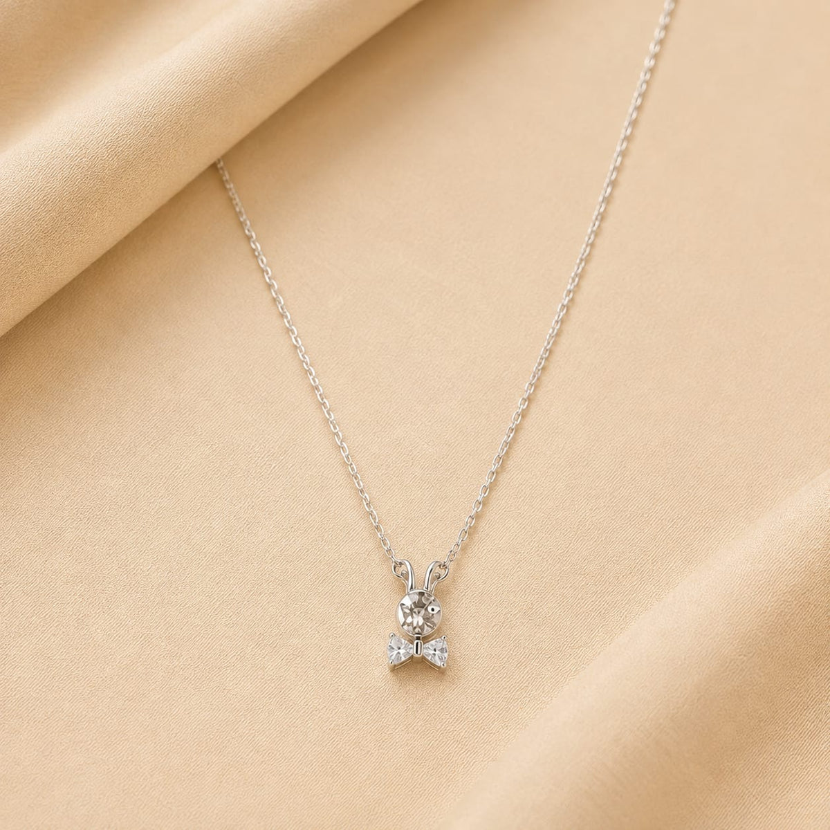 CUTE RABBIT SILVER 92.5 CHAIN PENDANT