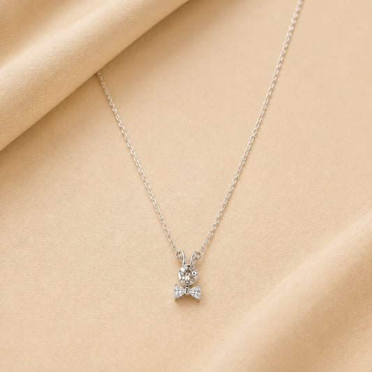 CUTE RABBIT SILVER 92.5 CHAIN PENDANT