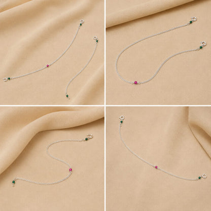 LIGHTWEIGHT SILVER PAYAL