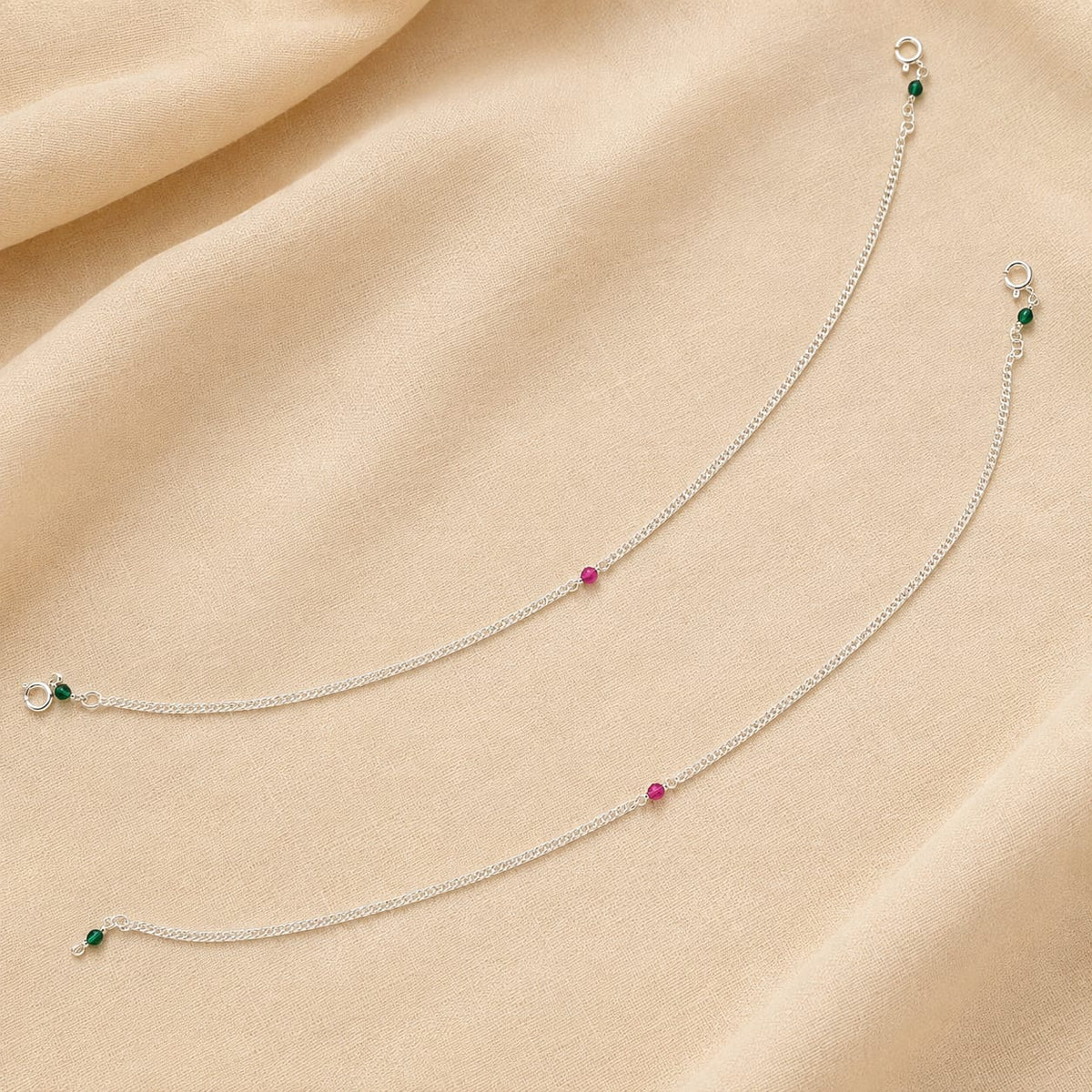 LIGHTWEIGHT SILVER PAYAL