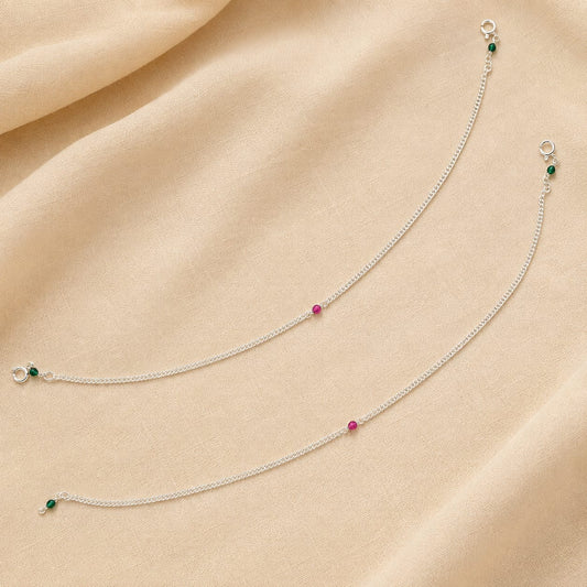 LIGHTWEIGHT SILVER PAYAL