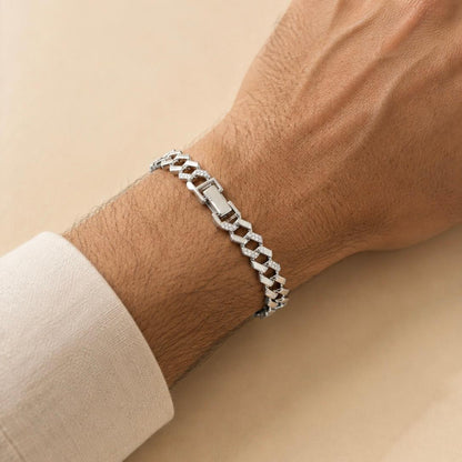SILVER 92.5 BRACELET FOR MENS
